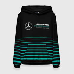 Женская толстовка 3D Merсedes petronas F1