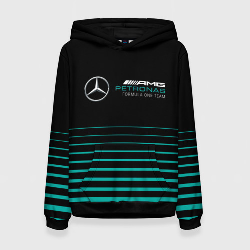 Женская толстовка 3D Merсedes petronas F1, цвет 3D печать