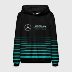 Мужская толстовка 3D Merсedes petronas F1