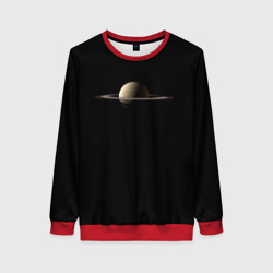 Женский свитшот 3D Красавец Сатурн