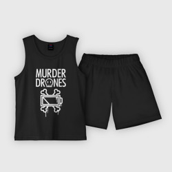 Детская пижама с шортами хлопок Murder Drones Дроны-убийцы