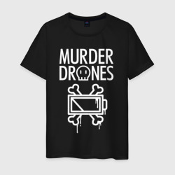 Мужская футболка хлопок Murder Drones Дроны-убийцы