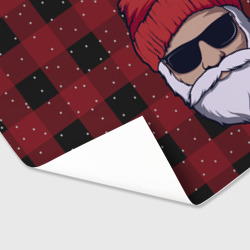 Бумага для упаковки 3D Santa hipster Санта хипстер - фото 2