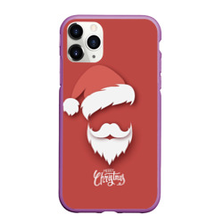 Чехол для iPhone 11 Pro Max матовый Merry Christmas Счастливого Рождества