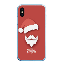 Чехол для iPhone XS Max матовый Merry Christmas Счастливого Рождества