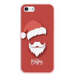 Чехол для iPhone 5/5S матовый Merry Christmas Счастливого Рождества