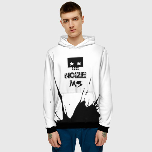 Мужская толстовка 3D Noize MC Нойз МС 1, цвет черный - фото 3
