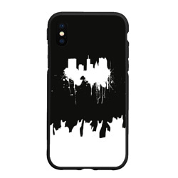 Чехол для iPhone XS Max матовый Black sity Город тьмы art 2