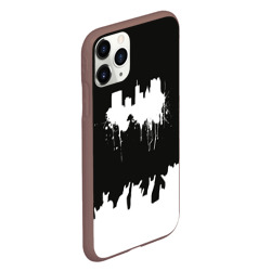 Чехол для iPhone 11 Pro матовый Black sity Город тьмы art 2 - фото 2