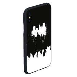 Чехол для iPhone XS Max матовый Black sity Город тьмы art 2 - фото 2