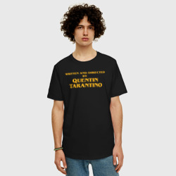 Мужская футболка хлопок Oversize Directed by Quentin Tarantino - фото 2