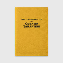 Обложка для паспорта матовая кожа Срежиссировано Квентином Тарантино