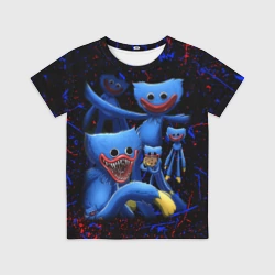 Детская футболка 3D Poppy Playtime game Поппи плейтайм персонажи