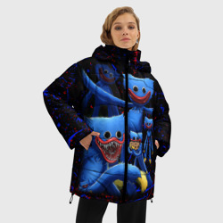 Женская зимняя куртка Oversize Poppy Playtime game Поппи плейтайм персонажи - фото 2