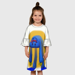 Детское платье 3D Poppy Playtime, Хагги Вагги вниз головой - фото 2