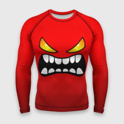 Мужской рашгард 3D Geometry Dash face demon