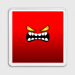 Магнит 55*55 Geometry Dash face demon