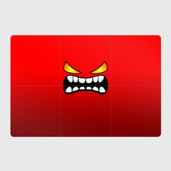 Магнитный плакат 3Х2 Geometry Dash face demon