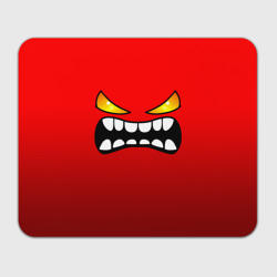 Прямоугольный коврик для мышки Geometry Dash face demon