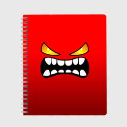 Тетрадь Geometry Dash face demon