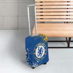Чехол для чемодана 3D Челси, брызги красок - фото 2