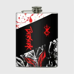 Фляга Берсерк черная маска с логотипом