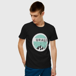 Мужская футболка хлопок УРАЛ 01 - фото 2