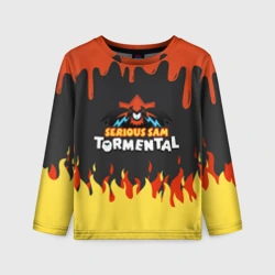 Детский лонгслив 3D Serious Sam tormental 2D