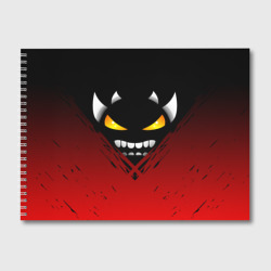 Альбом для рисования Geometry Dash яростный демон Rage demon