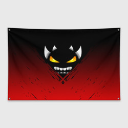 Флаг-баннер Geometry Dash яростный демон Rage demon