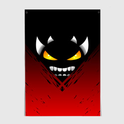 Постер Geometry Dash яростный демон Rage demon
