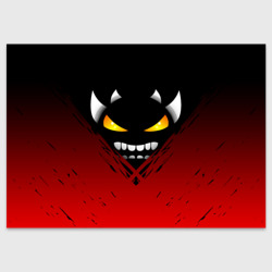 Поздравительная открытка Geometry Dash яростный демон Rage demon