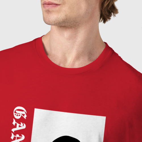 Мужская футболка хлопок Gang  gangster, цвет красный - фото 6