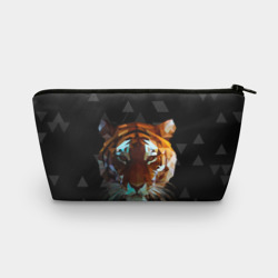 Косметичка 3D Тигр стиль Low poly голова