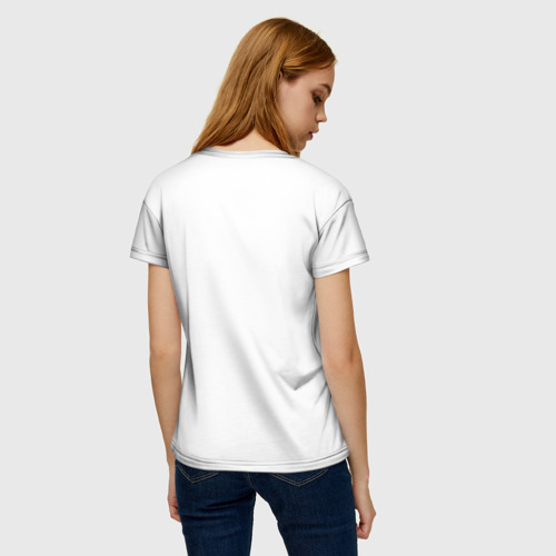 Женская футболка 3D Zxc 1000-7, цвет 3D печать - фото 4