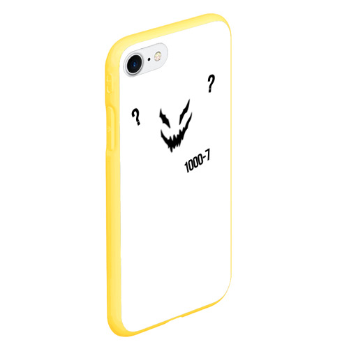 Чехол для iPhone 7/8 матовый zxc 1000-7, цвет желтый - фото 3