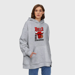 Худи SuperOversize хлопок Chicago Bulls NBA - фото 2