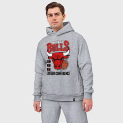 Мужской костюм oversize хлопок Chicago Bulls NBA - фото 2