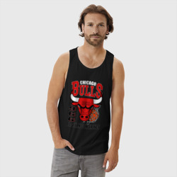 Мужская майка хлопок Chicago Bulls NBA - фото 2