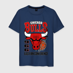 Мужская футболка хлопок Chicago Bulls NBA