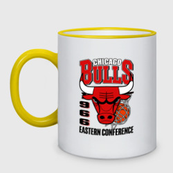 Кружка двухцветная Chicago Bulls NBA