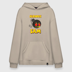 Худи SuperOversize хлопок Serious Sam Bomb Logo