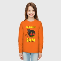 Детский лонгслив хлопок Serious Sam Bomb Logo - фото 2
