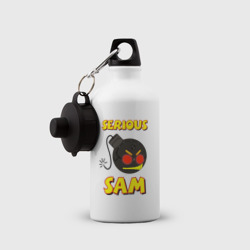 Бутылка спортивная Serious Sam Bomb Logo - фото 2