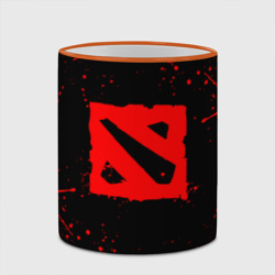 Кружка с полной запечаткой Dota 2 брызги красок Дота лого - фото 2