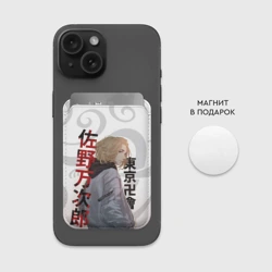 Картхолдер Magsafe магнитный Tokyo Revengers Mickey Майки Дракен тату - фото 2