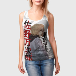 Женская майка 3D Tokyo Revengers Mickey Майки Дракен тату - фото 2