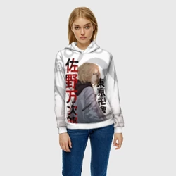 Женская толстовка 3D Tokyo Revengers Mickey Майки Дракен тату - фото 2