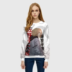 Женский свитшот 3D Tokyo Revengers Mickey Майки Дракен тату - фото 2