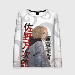 Женский лонгслив 3D Tokyo Revengers Mickey Майки Дракен тату